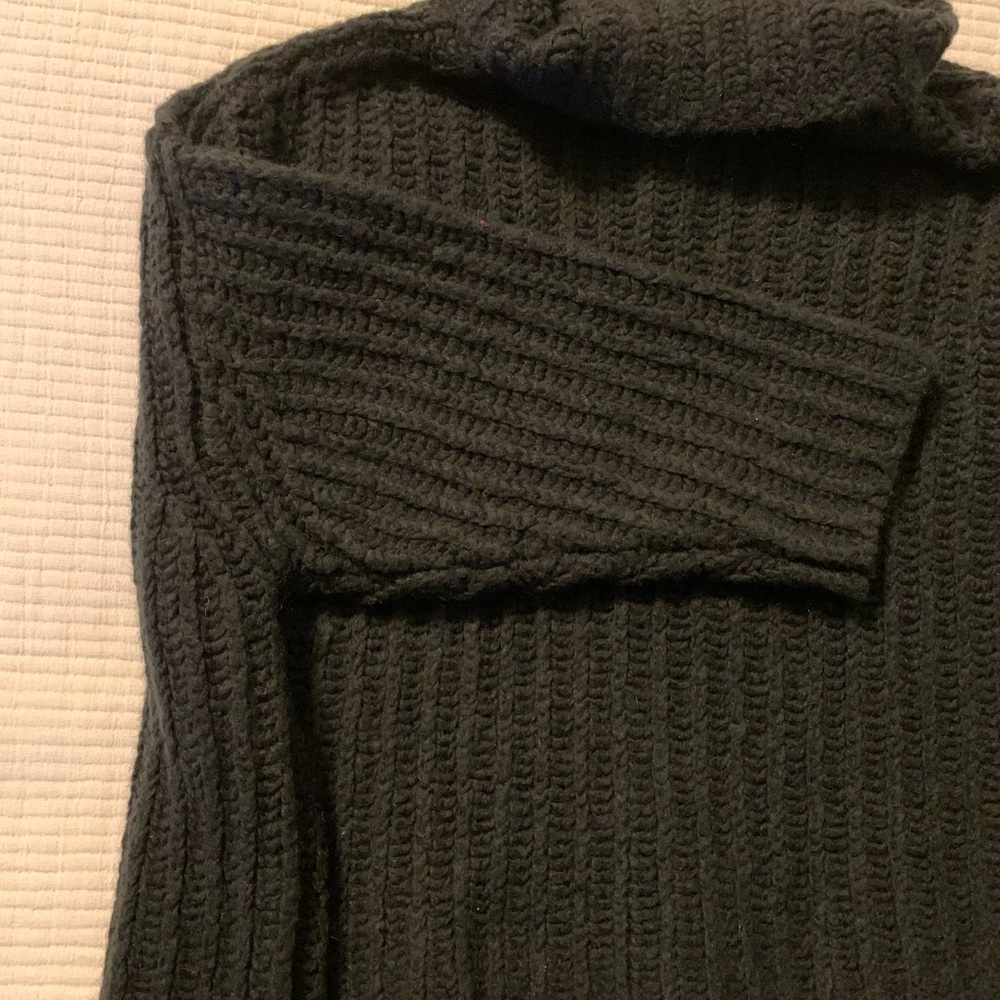 Free People Black Oversized Sweater